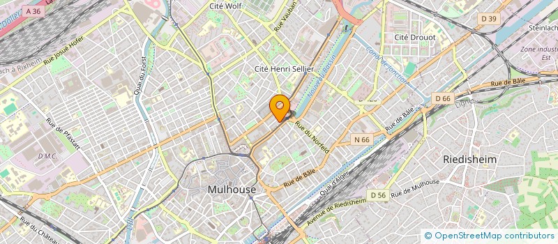 localisation de l'entreprise SCI DIANES  MULHOUSE