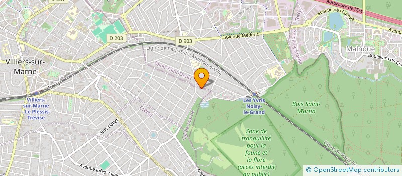 localisation de l'entreprise SCI DIANOE  VILLIERS-SUR-MARNE