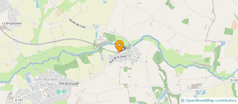 localisation de l'entreprise SCI DIANY  SAINT-MAIXENT-SUR-VIE