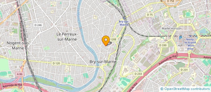 localisation de l'entreprise SCI DIAPAL à BRY SUR MARNE