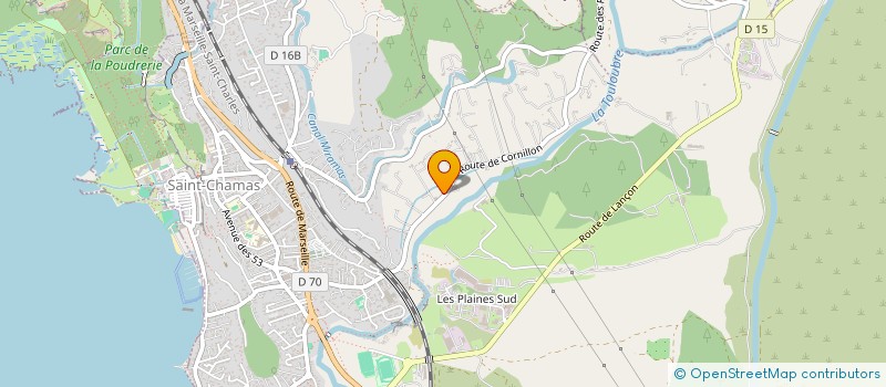 localisation de l'entreprise SCI DIAPIE  SAINT-CHAMAS