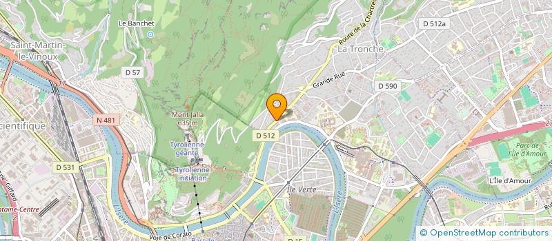 localisation de l'entreprise SCI DIARA  LA TRONCHE