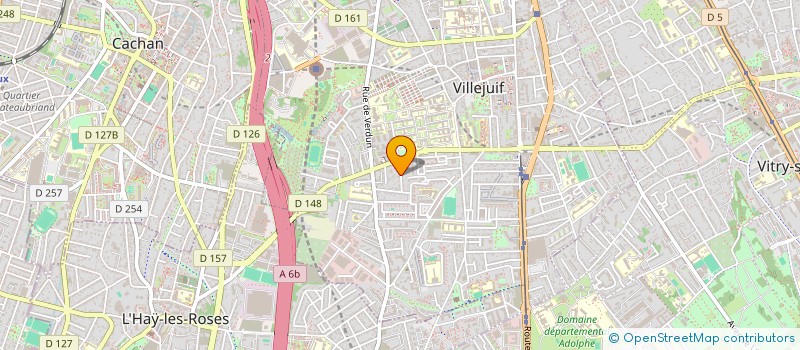 localisation de l'entreprise SCI DIARAMIS à VILLEJUIF