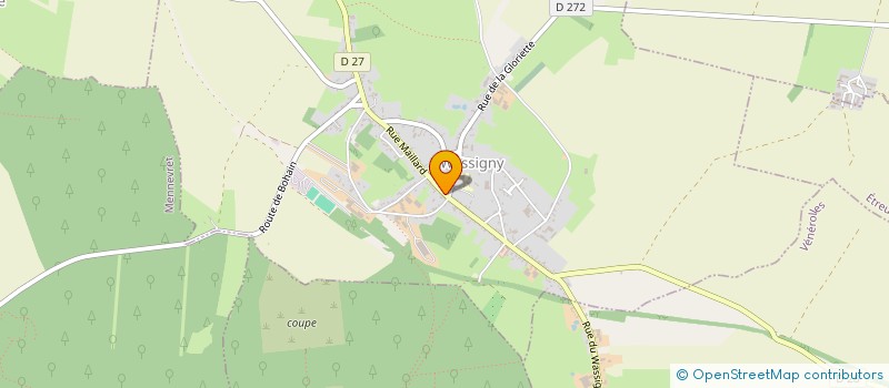 localisation de l'entreprise SCI DIARD  WASSIGNY