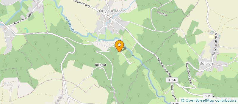 localisation de l'entreprise SCI DIAS  ORLY-SUR-MORIN