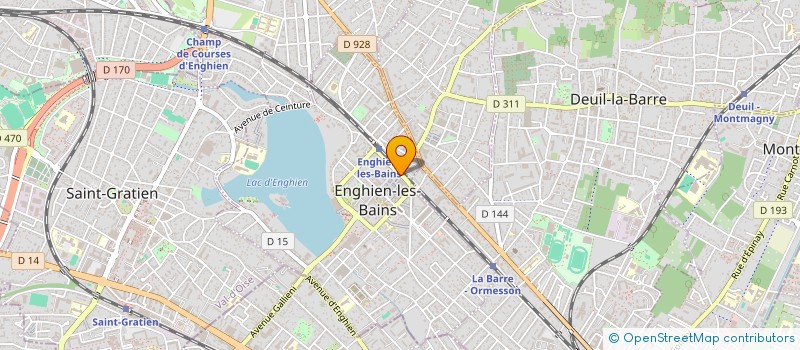 localisation de l'entreprise SCI DIAS à ENGHIEN LES BAINS