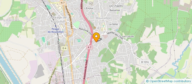 localisation de l'entreprise SCI DIAS  ROUSSILLON