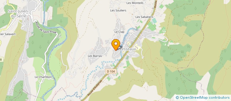 localisation de l'entreprise SCI DIAS  VESSEAUX