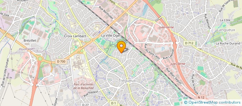 localisation de l'entreprise SCI DIAS  TREGUEUX