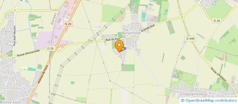 localisation de l'entreprise SCI DIAS  AVRAINVILLE