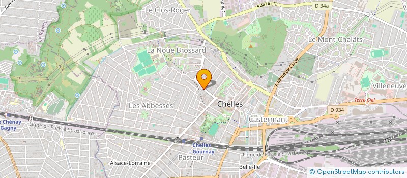 localisation de l'entreprise SCI DIAS GIL  CHELLES