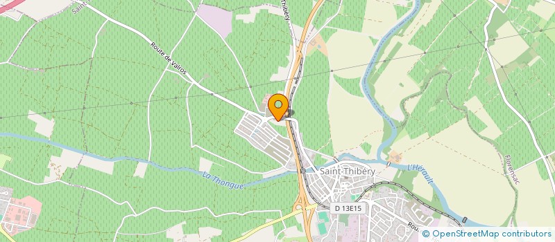 localisation de l'entreprise SCI DIAS HORSE  SAINT-THIBERY