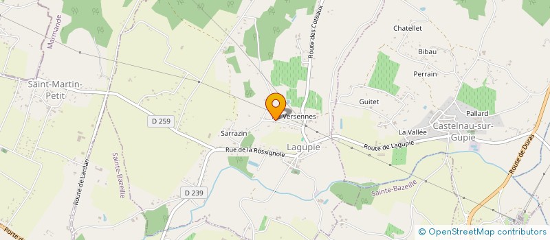 localisation de l'entreprise SCI DIAS IMMOBILIER  LAGUPIE