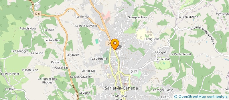 localisation de l'entreprise SCI DIASADAU à SARLAT-LA-CANEDA