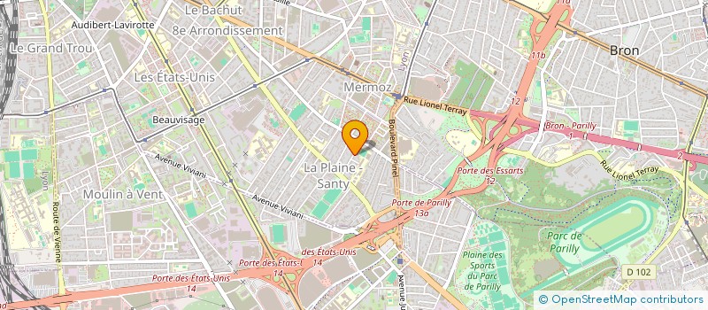 localisation de l'entreprise SCI DIASPORA  LYON