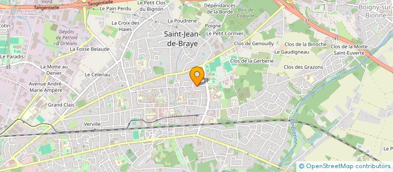 localisation de l'entreprise SCI DIASTEME à SAINT-JEAN-DE-BRAYE