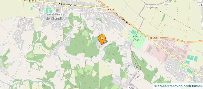 localisation de l'entreprise SCI DIATOMEE  SAINT-PIERRE-DE-CHANDIEU