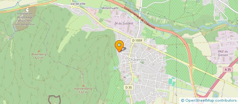 localisation de l'entreprise SCI DIAVIN  CHATENOIS