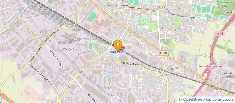 localisation de l'entreprise SCI DIAZ IMMO  SAINT-PRIEST