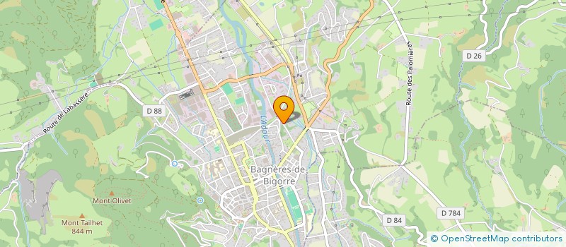 localisation de l'entreprise SCI DIAZ PEREZ  BAGNERES-DE-BIGORRE