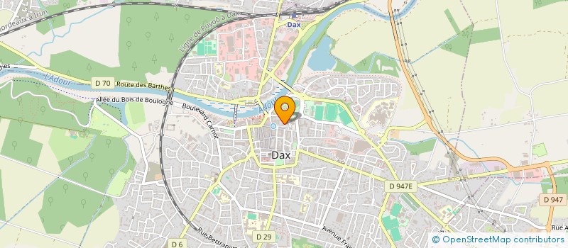 localisation de l'entreprise SCI DIAZOU 2020  DAX