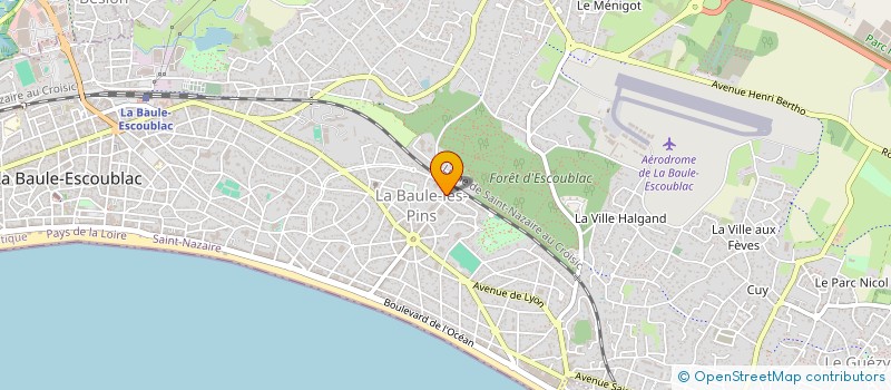 localisation de l'entreprise SCI DIBAROHU  LA BAULE-ESCOUBLAC