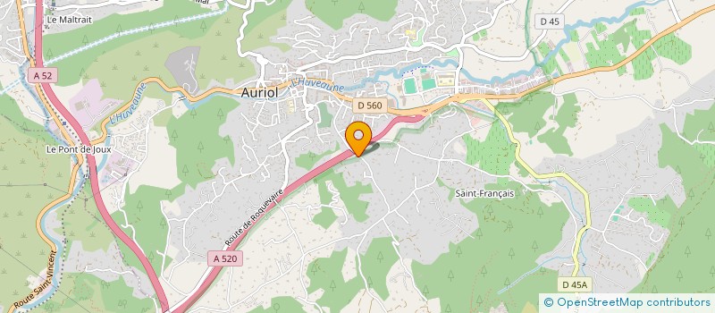 localisation de l'entreprise SCI DIBART  AURIOL