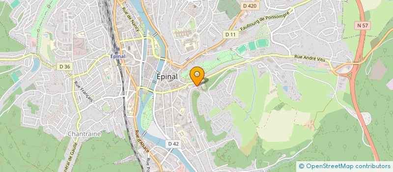 localisation de l'entreprise SCI DIBE à EPINAL