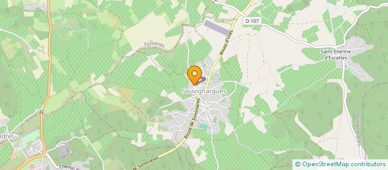 localisation de l'entreprise SCI DIBONA  SOUVIGNARGUES