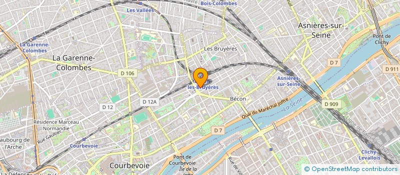 localisation de l'entreprise SCI DIC à COURBEVOIE