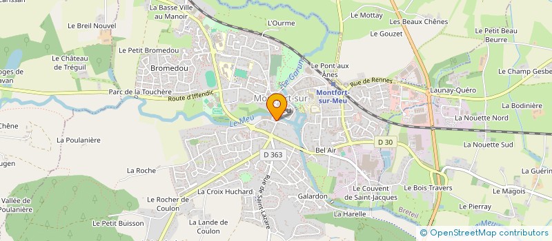 localisation de l'entreprise SCI DICA  MONTFORT-SUR-MEU