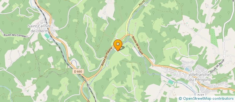 localisation de l'entreprise SCI DICA ET CO  LOUBEJAC