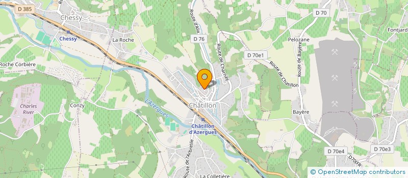 localisation de l'entreprise SCI DICAJ  CHATILLON