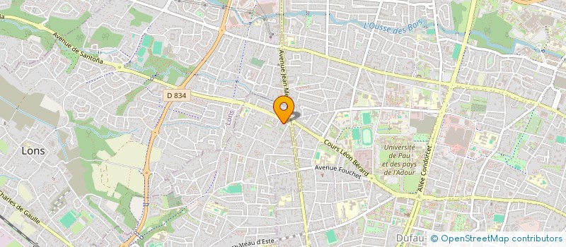 localisation de l'entreprise SCI DICAMARE  BILLERE