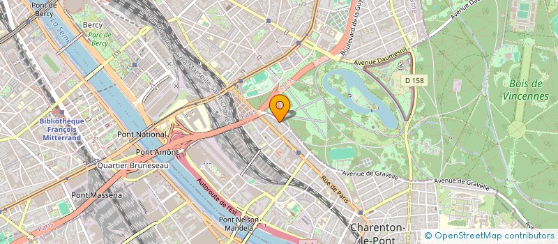 localisation de l'entreprise SCI DICHAMP  CHARENTON-LE-PONT