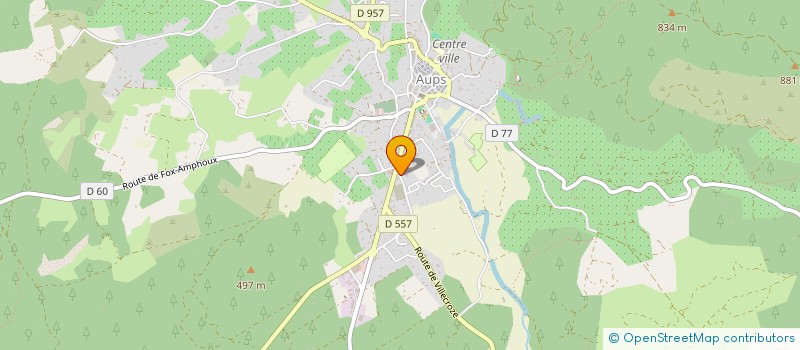 localisation de l'entreprise SCI DICI  AUPS