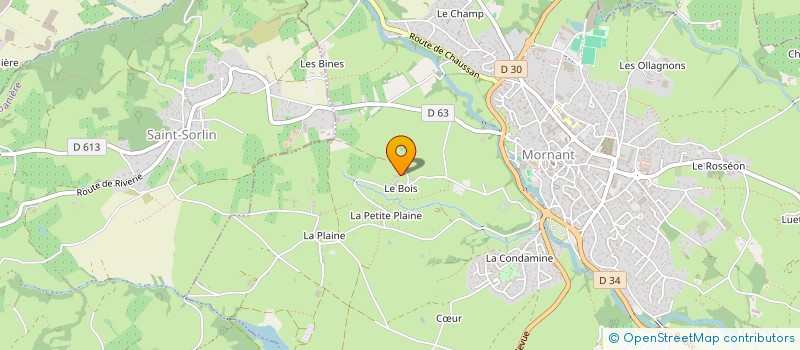 localisation de l'entreprise SCI DICLO IMMOBILIER  MORNANT