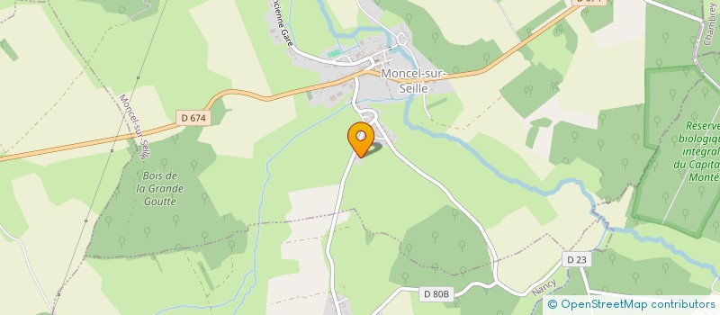 localisation de l'entreprise SCI DICOJUSE  MONCEL-SUR-SEILLE