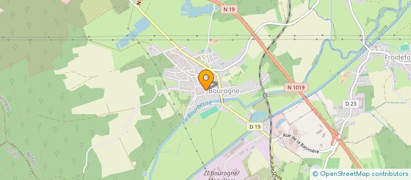 localisation de l'entreprise SCI DICOTHO à BOUROGNE