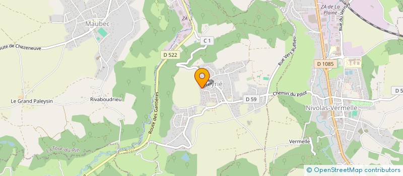 localisation de l'entreprise SCI DICOURT  MEYRIE