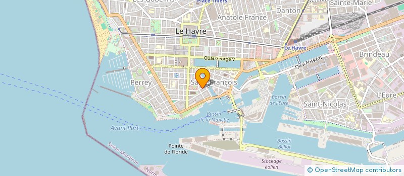 localisation de l'entreprise SCI DICQUEMARE DORE  LE HAVRE