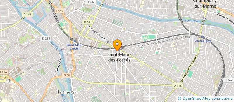 localisation de l'entreprise SCI DIDE à SAINT-MAUR-DES-FOSSES