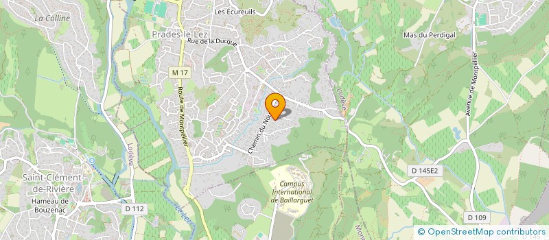 localisation de l'entreprise SCI DIDEL  PRADES-LE-LEZ