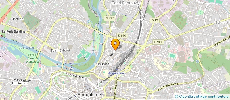 localisation de l'entreprise SCI DIDELON à ANGOULEME