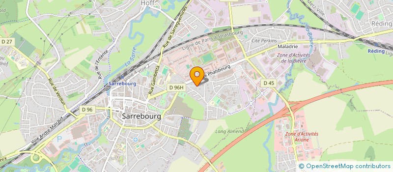 localisation de l'entreprise SCI DIDELOT à SARREBOURG