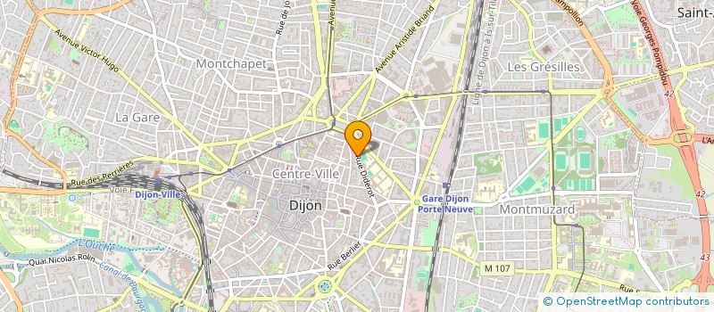 localisation de l'entreprise SCI DIDEROT à DIJON
