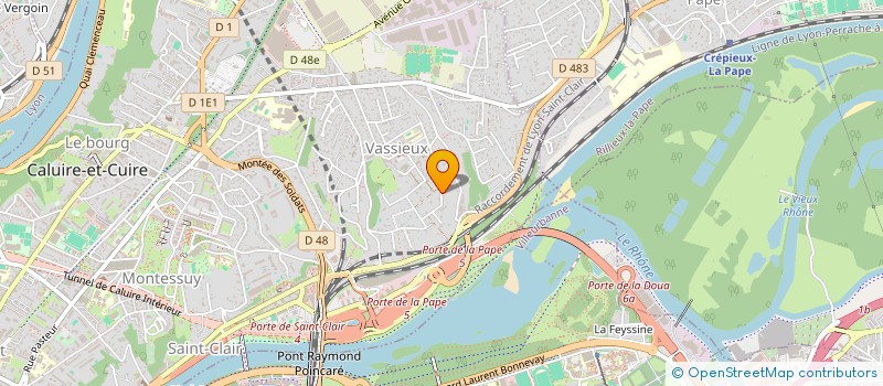 localisation de l'entreprise SCI DIDEROT  CALUIRE-ET-CUIRE