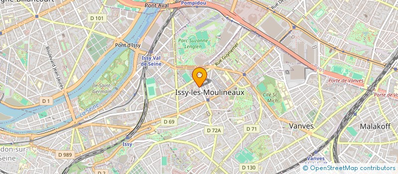 localisation de l'entreprise SCI DIDEROT à ISSY-LES-MOULINEAUX