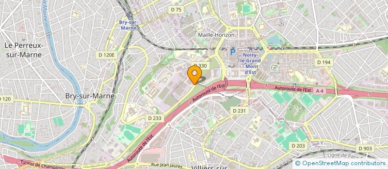 localisation de l'entreprise SCI DIDEROT 82 BIS à BRY-SUR-MARNE