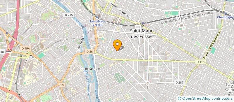 localisation de l'entreprise SCI DIDEROT GEORGETTE à SAINT-MAUR-DES-FOSSES